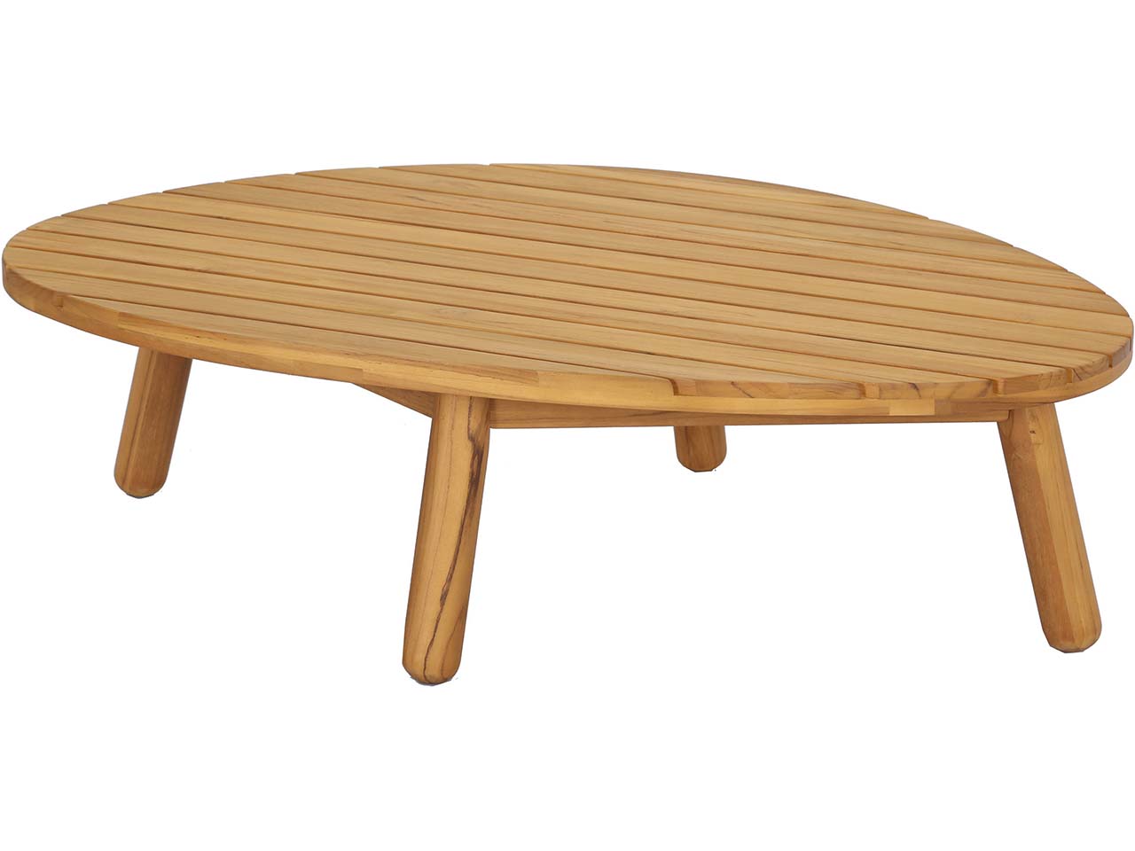 Beistelltisch "Lungo" B 90 x T 60 x H 25 cm, Teak