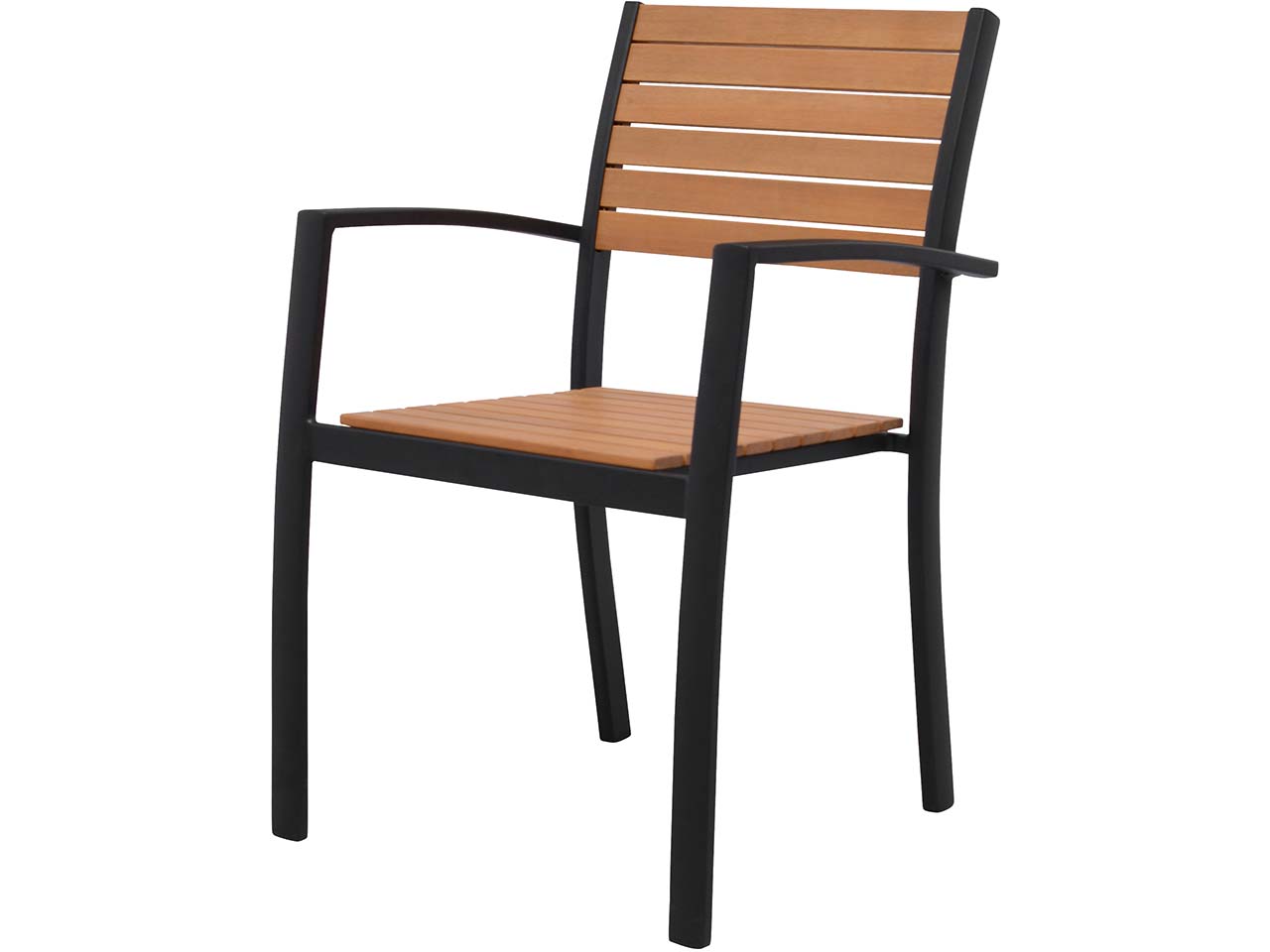 Gartenstuhl "Barcelona" schwarz