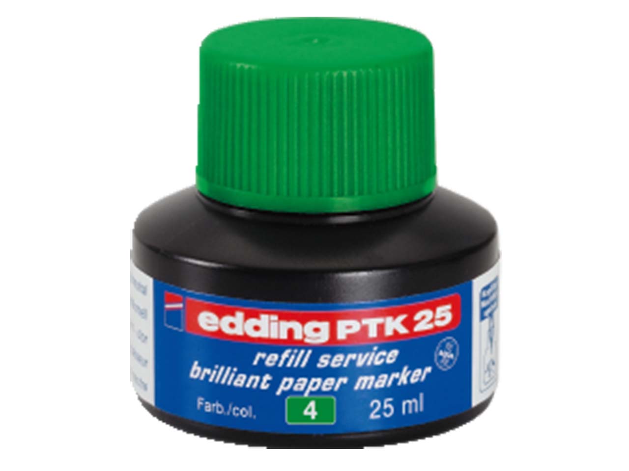 edding Nachfülltinte "PTK 25" für Permanentmarker, 25 ml, grün