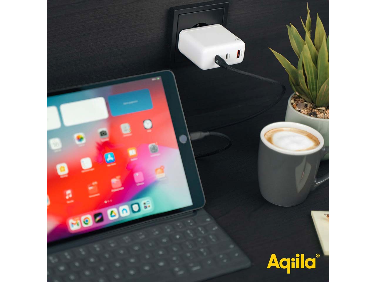 Aqiila USB Ladegerät und Ladeadapter "Chargebird W4"