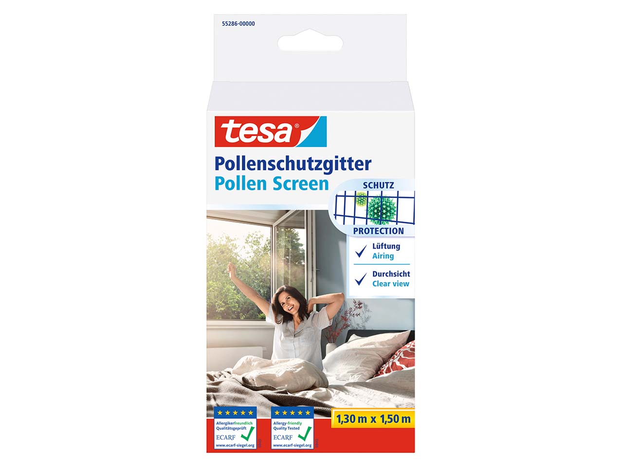 tesa Pollenschutzgitter 130 x 150 cm