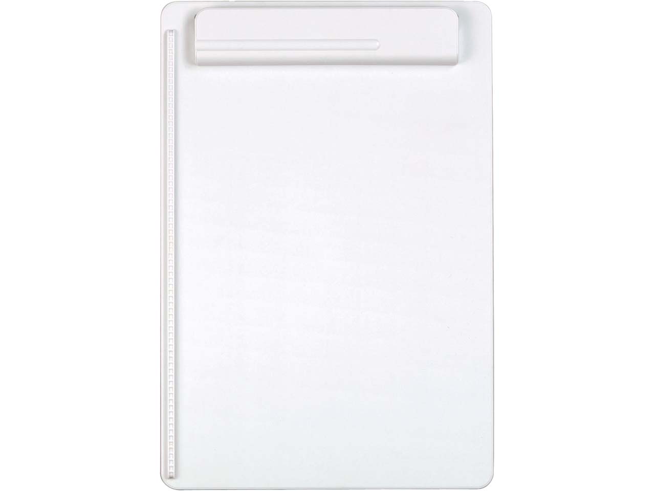 MAUL Klemmbrett "MAULgo" DIN A4 aus Recycling-Kunststoff, weiß