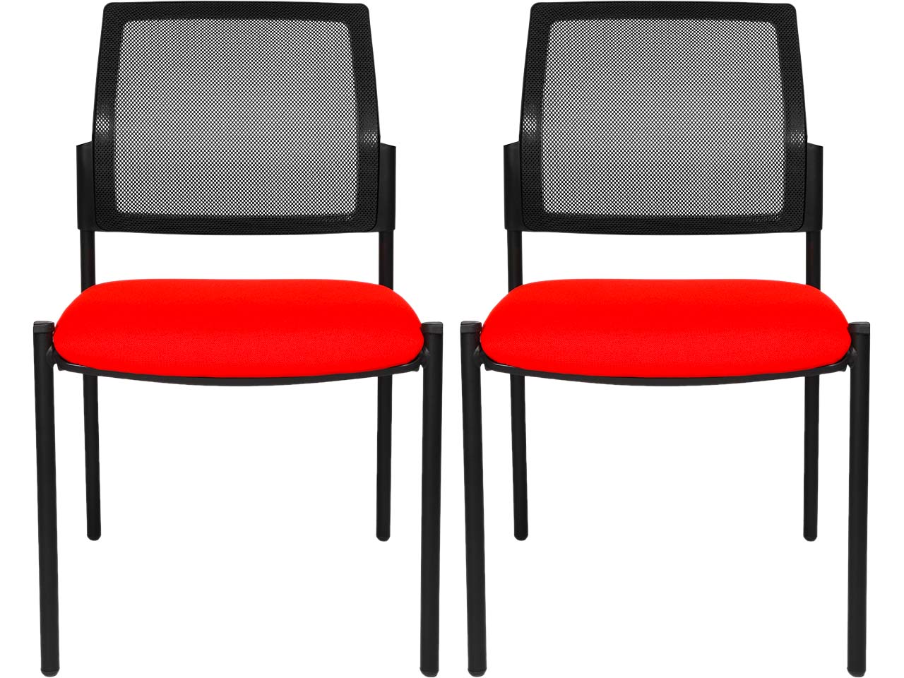 Topstar Besprechungsstuhl "BtoB 10" Netzrücken, 2 Stk. rot
