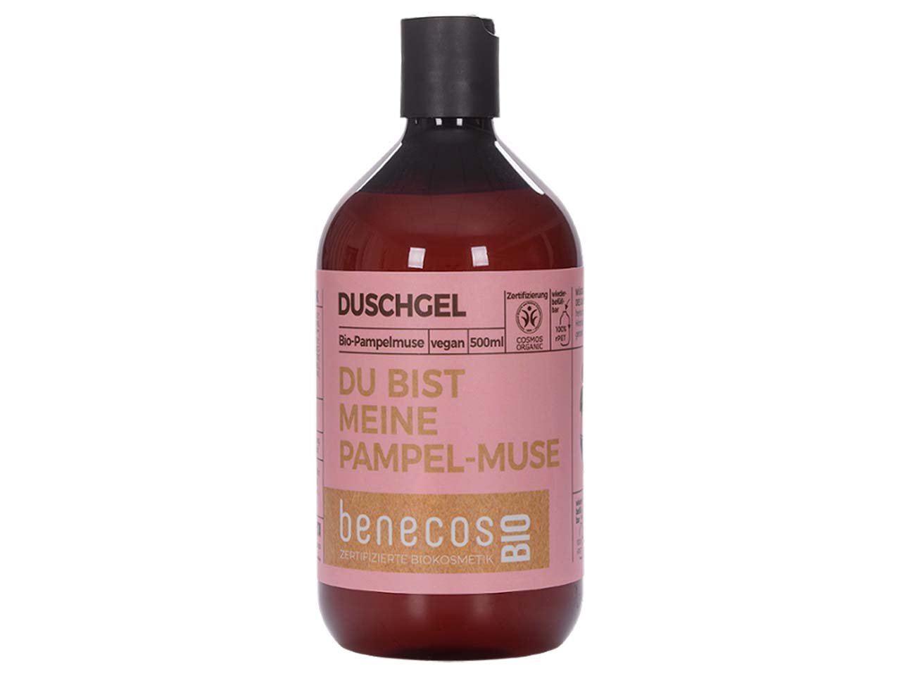 benecos Bio-Duschgel mit Bio-Pampelmuse, 500 ml