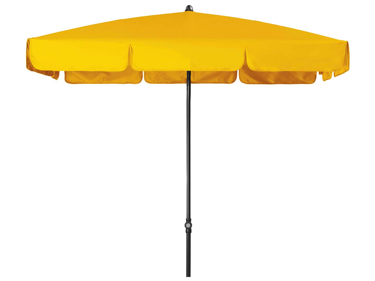 doppler Sonnenschirm "Sunline Waterproof" 185 x 120 cm, gelb