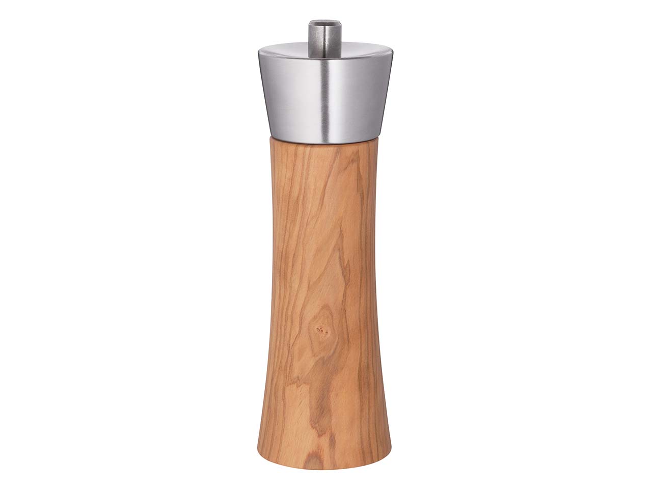 Zassenhaus Salzmühle 'Augsburg' aus Olivenholz, 18 cm
