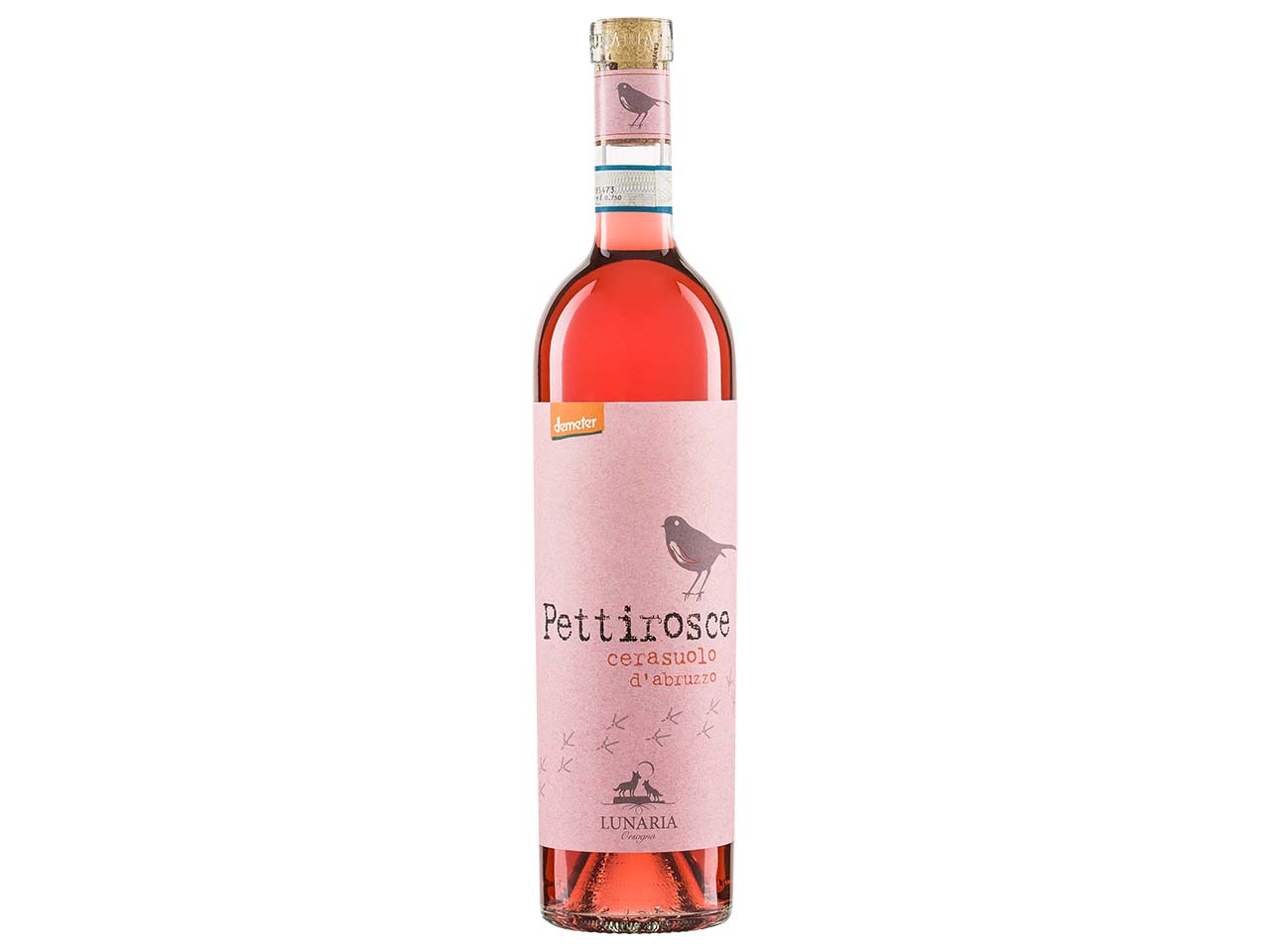 Bio-Rosé Cerasuolo d'Abruzzo 'PETTIROSCE' 0,75 l