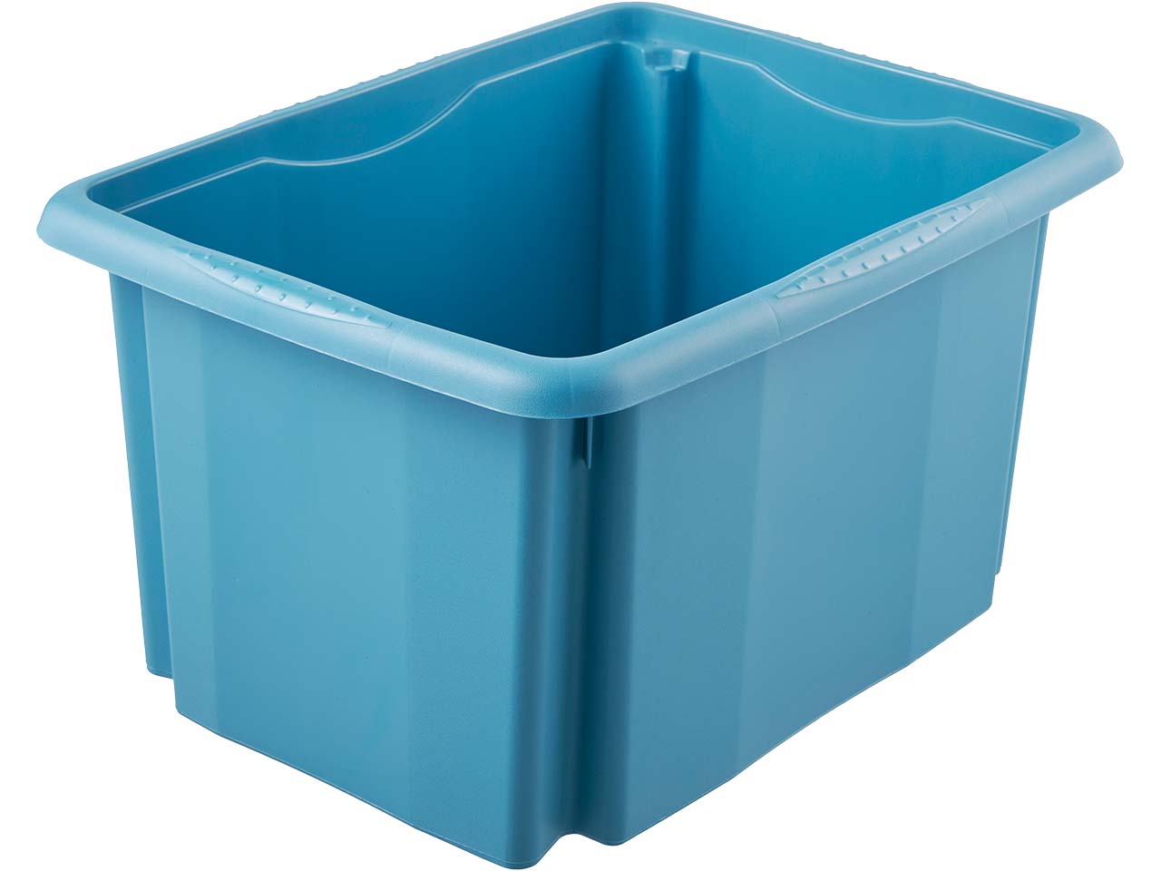 keeeper Aufbewahrungsbox "Emil Eco Line" mit Deckel "Emilia", 38x28,5x20,5 cm, 15 l, blau
