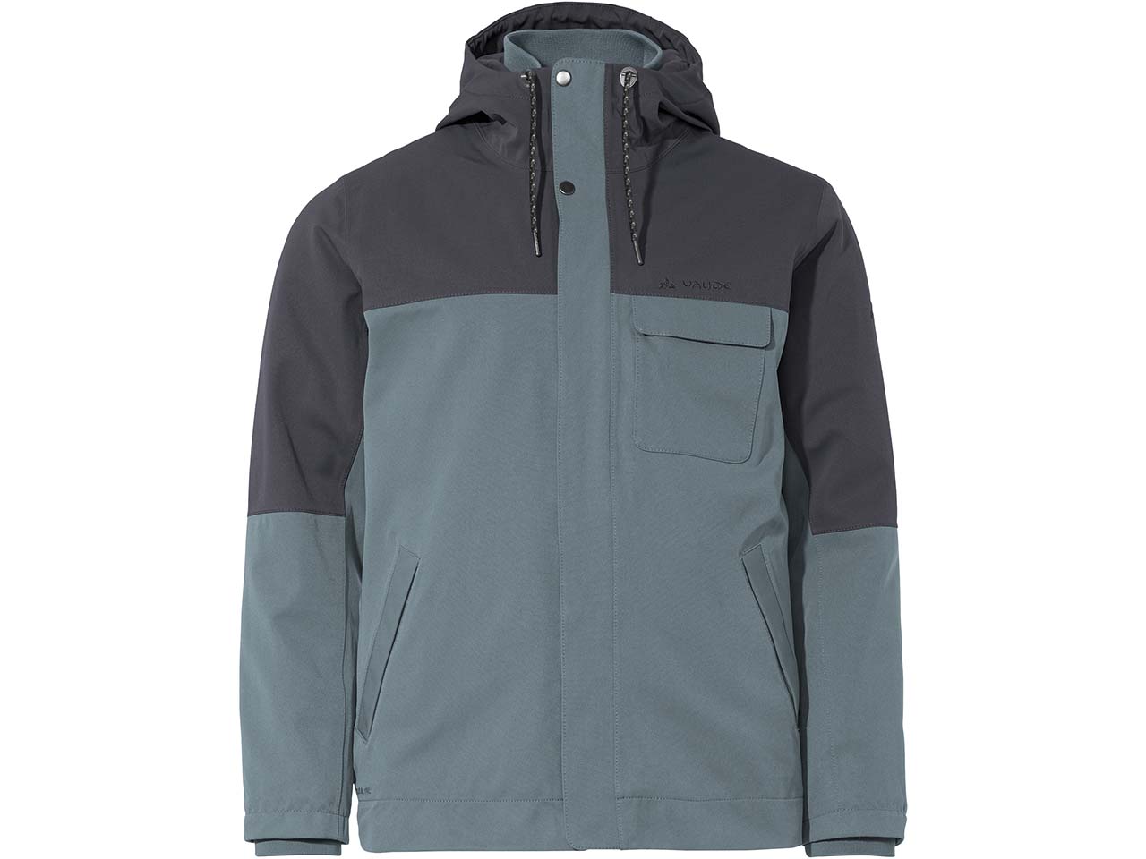 VAUDE Herren-Jacke "Manukau II" mit Kapuze mit Kordelzug, heron, Gr. M