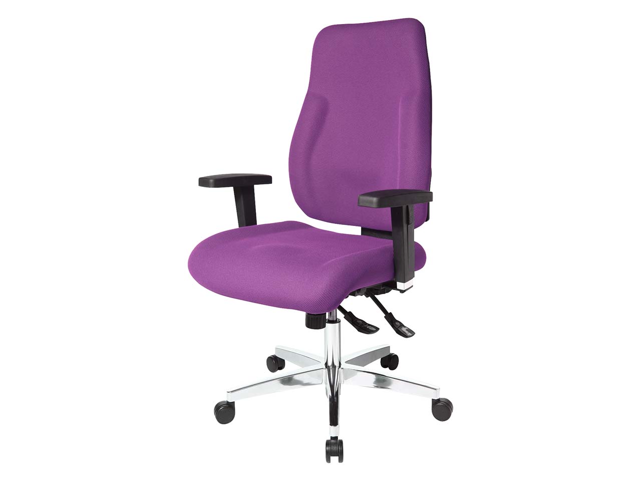 Topstar Bürodrehstuhl "P91" mit  Armlehnen lila