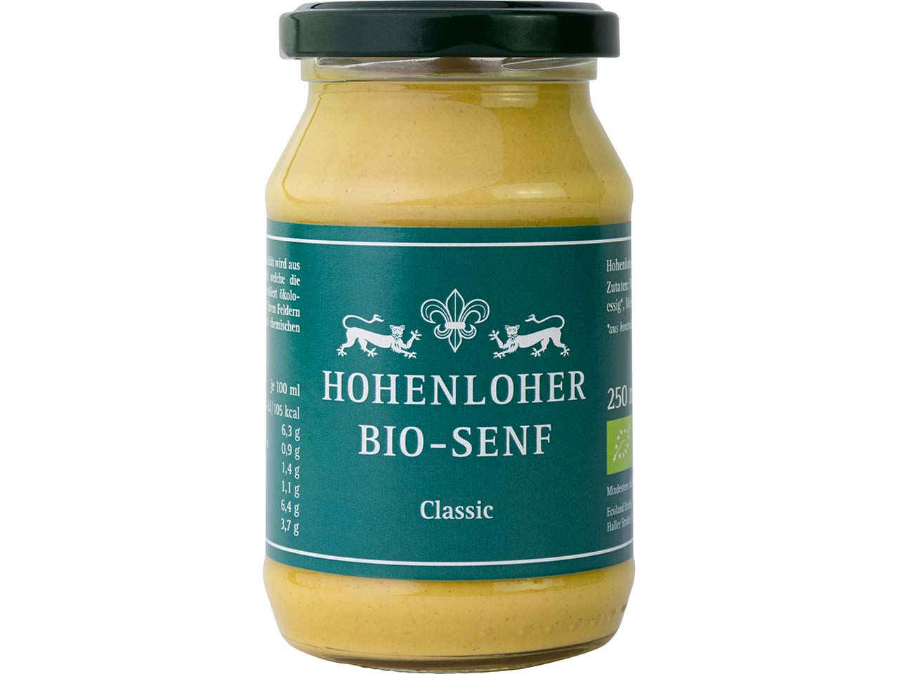 Hohenloher Bio-Senf "Classic" 250 ml