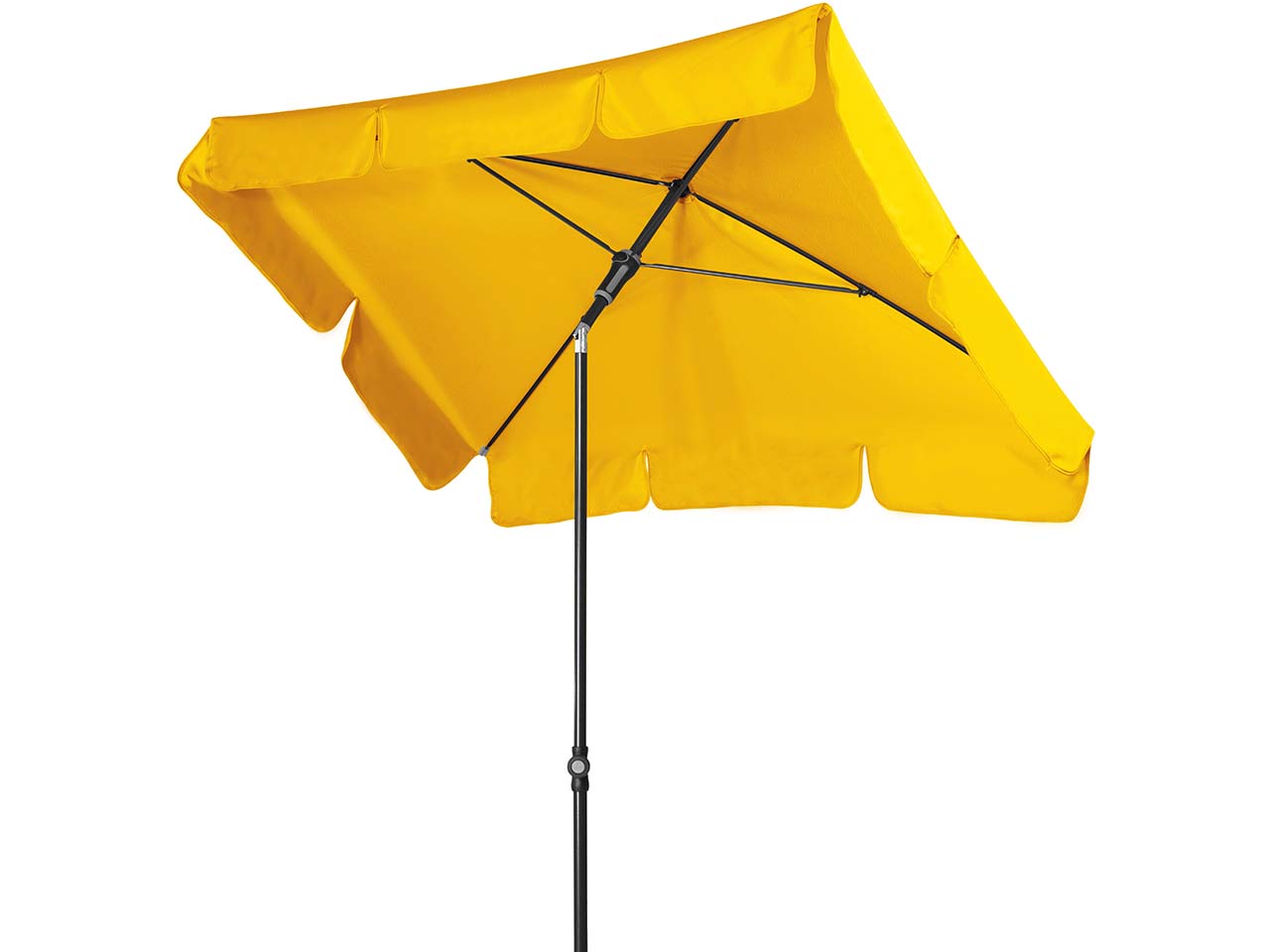 doppler Sonnenschirm "SUNLINE NEO WATERPROOF" 185 x 120 cm, mit Tasche, gelb