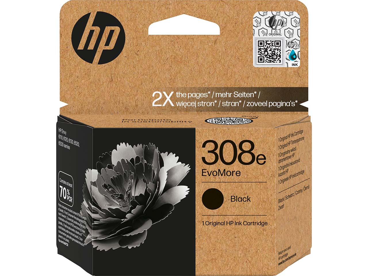 HP Druckkopf 7FP22UE, Nr. 308e schwarz