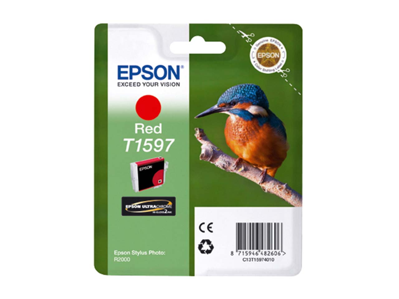 Epson Tintenpatrone T1597 rot