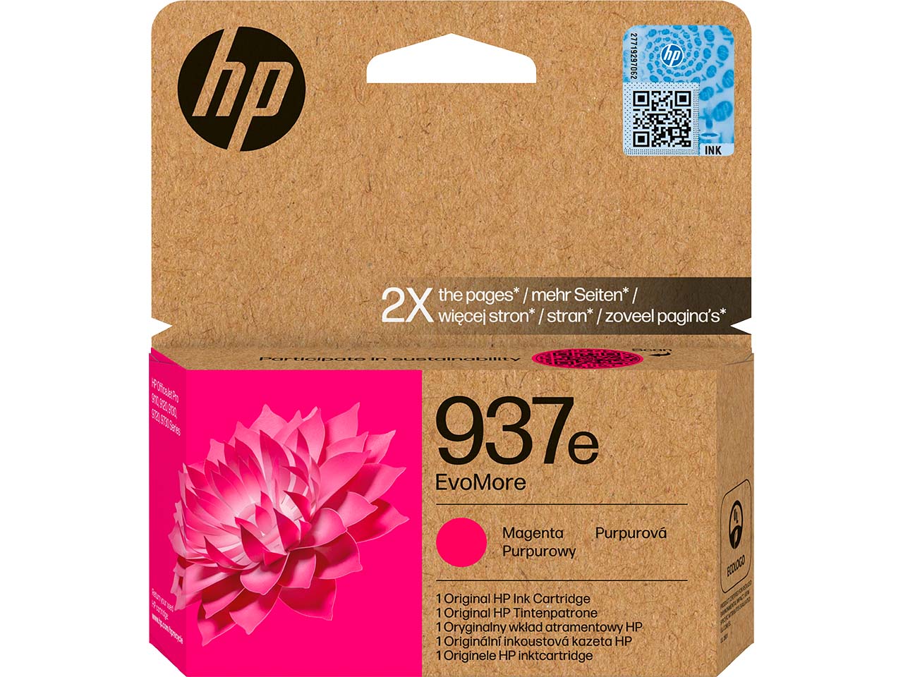 HP Tintenpatrone 4S6W7NE, Nr. 937e magenta