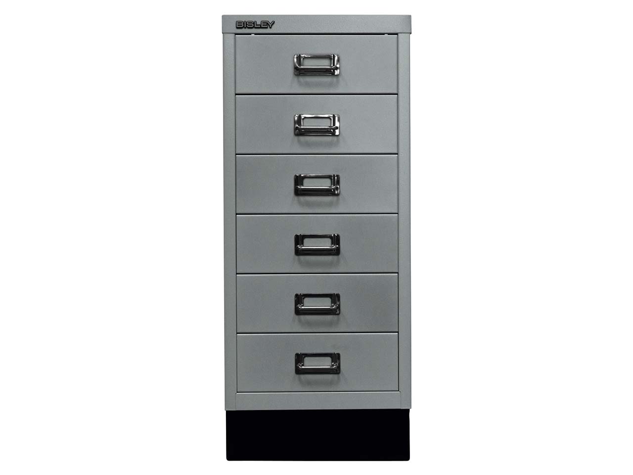 BISLEY Schubladenschrank "MultiDrawer" DIN A4 mit 6 Schubladen silber