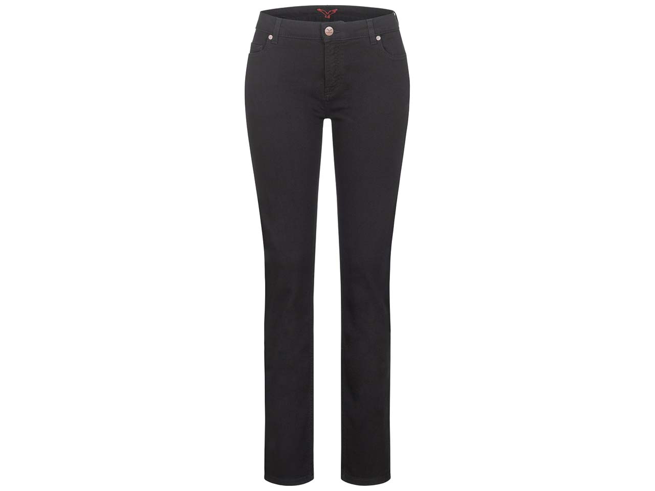 Feuervogl Bio-Damen-Jeans "Svenja" Mid Waist, black-black, Gr. 36