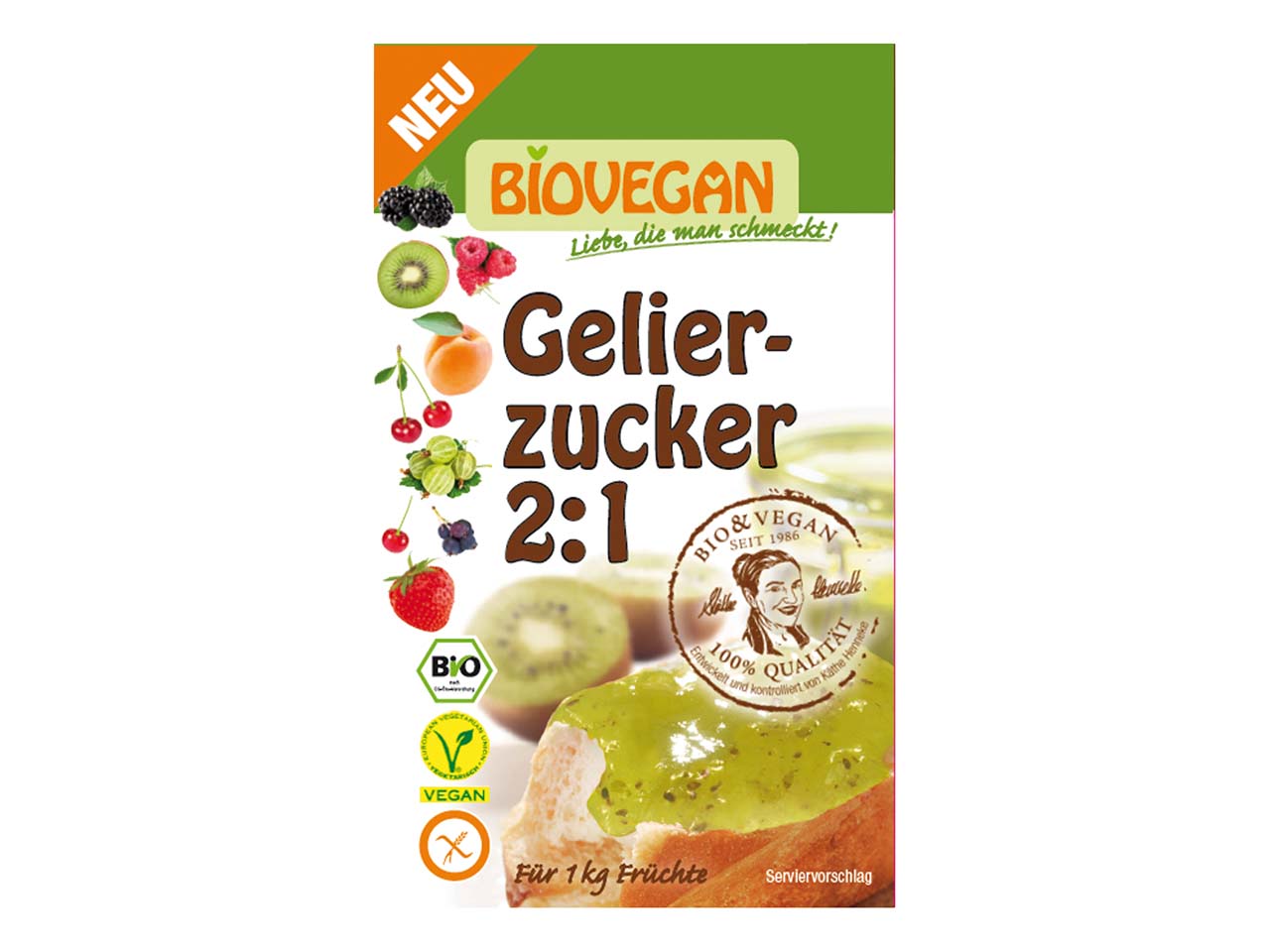 BIOVEGAN Bio-Gelierzucker 2:1, 500 g
