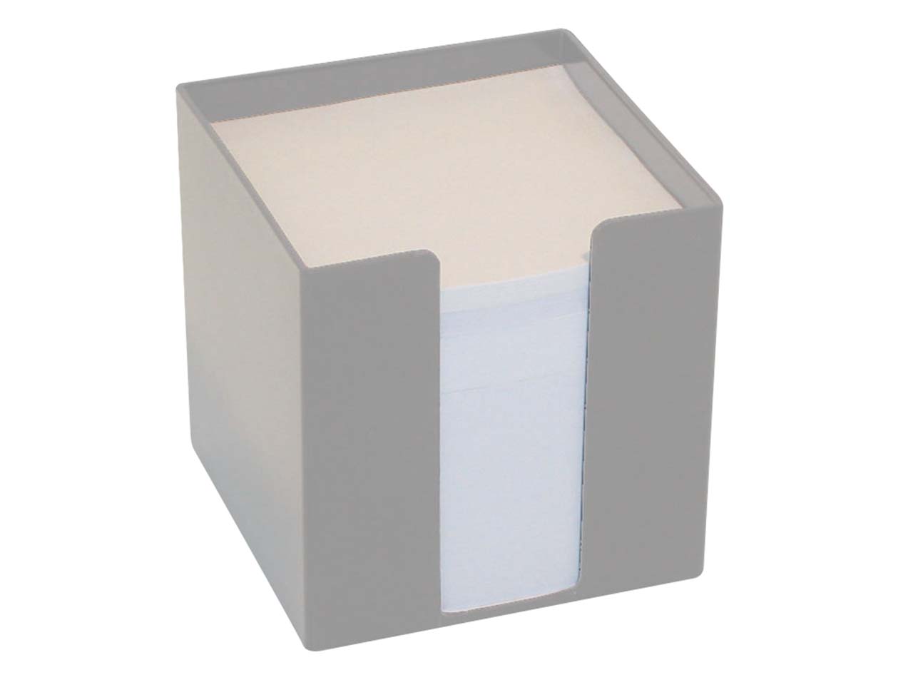 Zettelbox "Grüne Welle" grau