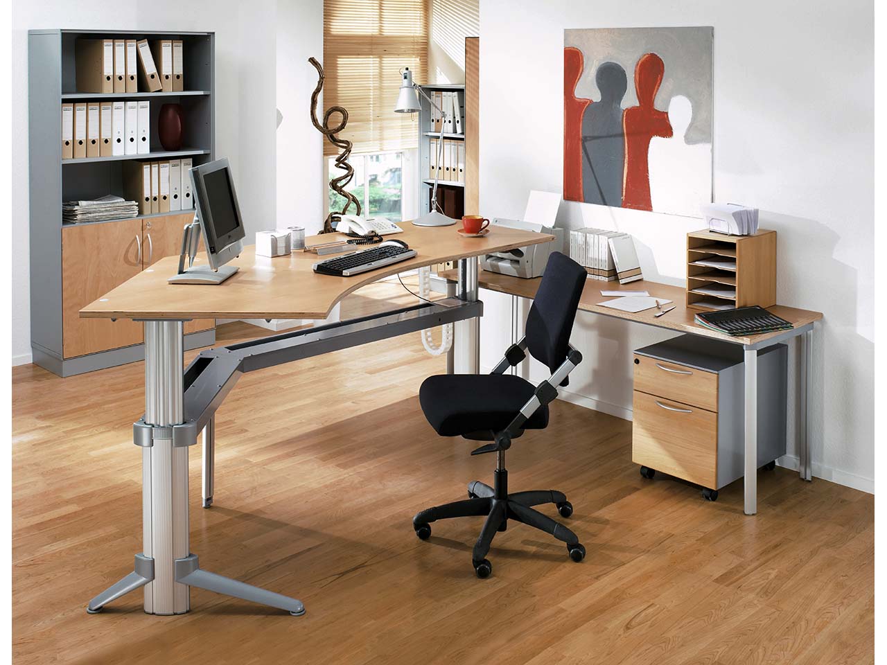 Freiformtisch 13 "go to move" 200x120cm tiefe Seite rechts / 0-40kg