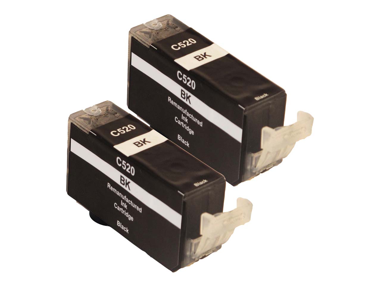 memo Tintenpatronen ersetzt Canon PGI-520BK schwarz, 2 Stk.