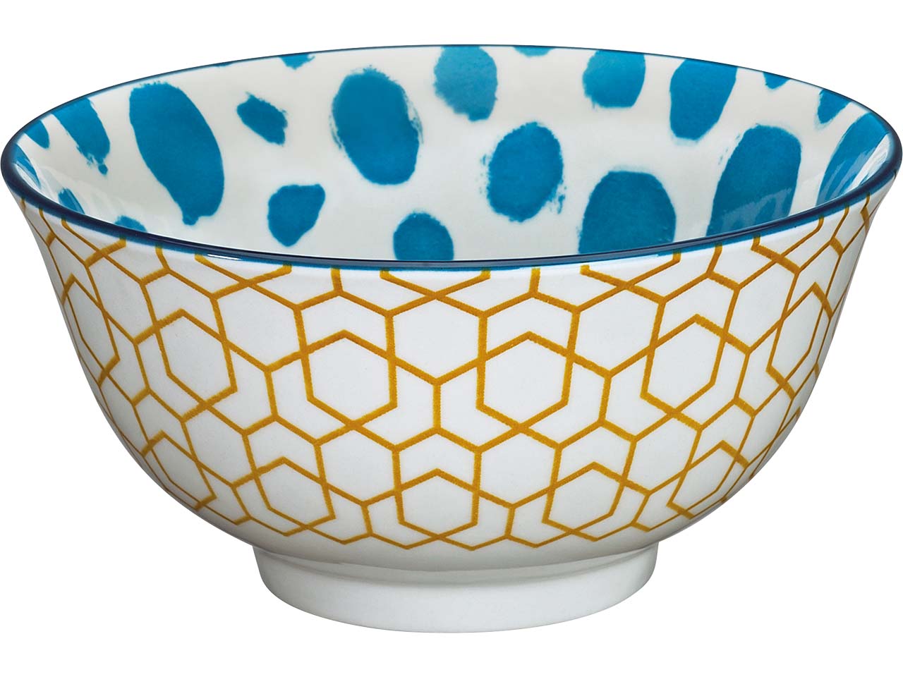 cilio Schüssel 'Waben' aus Porzellan, Ø 15,5 cm