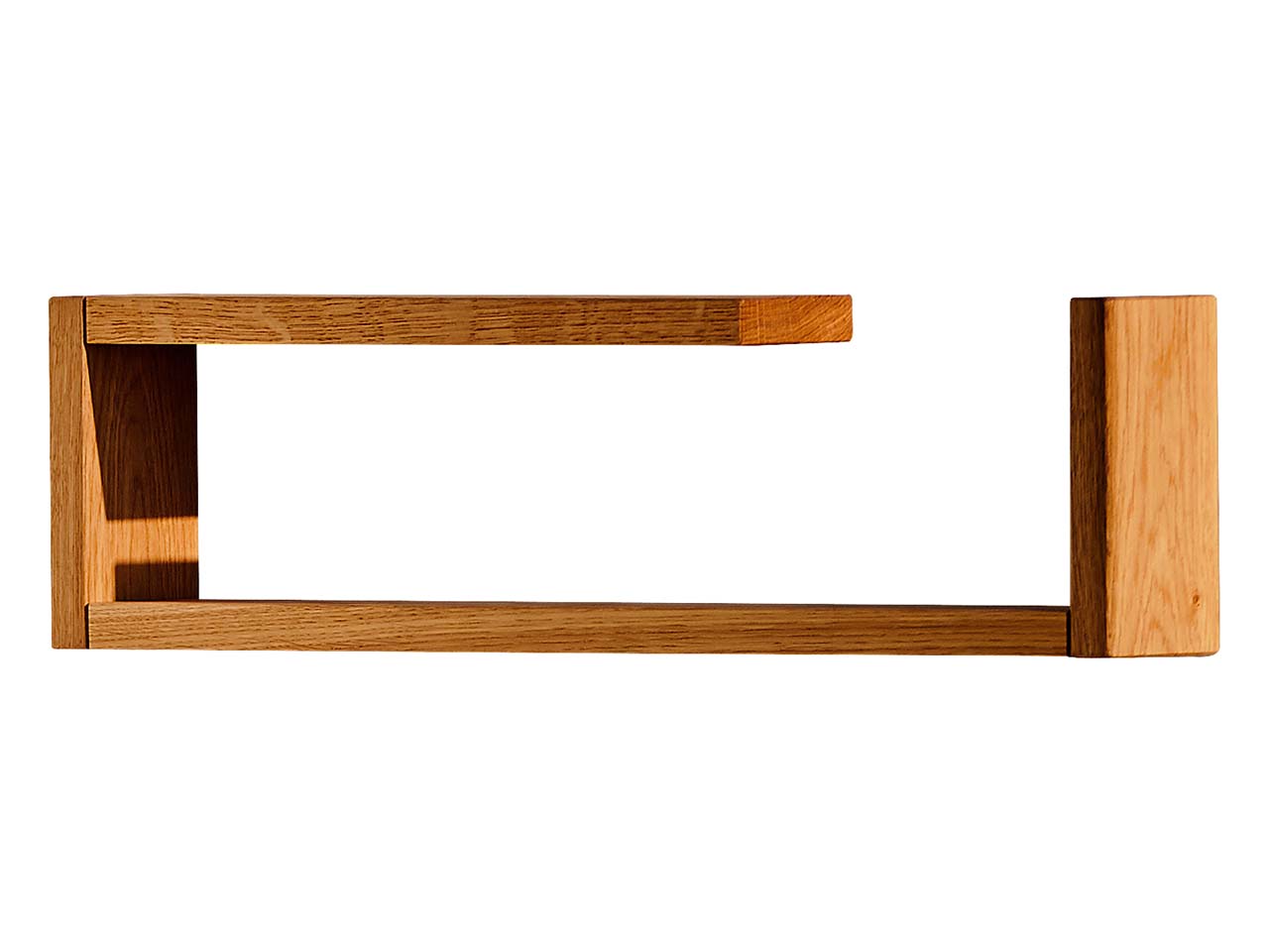 Wandregal "lilian" B 59,5 x T 9 x H 16,5 cm, Eiche geölt
