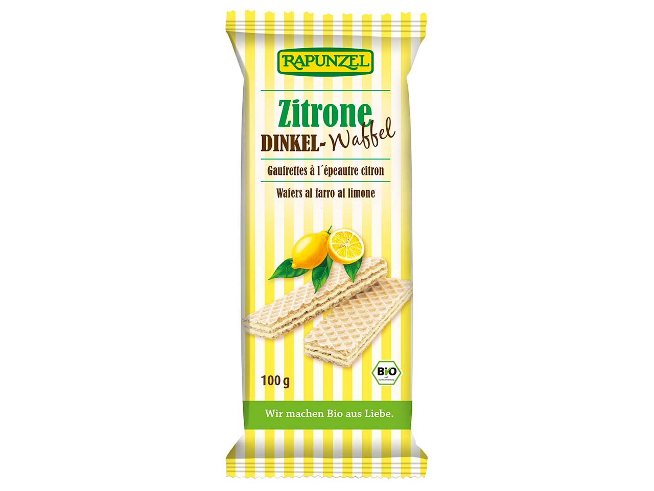 RAPUNZEL Bio-Dinkel-Waffel "Zitrone", 100 g