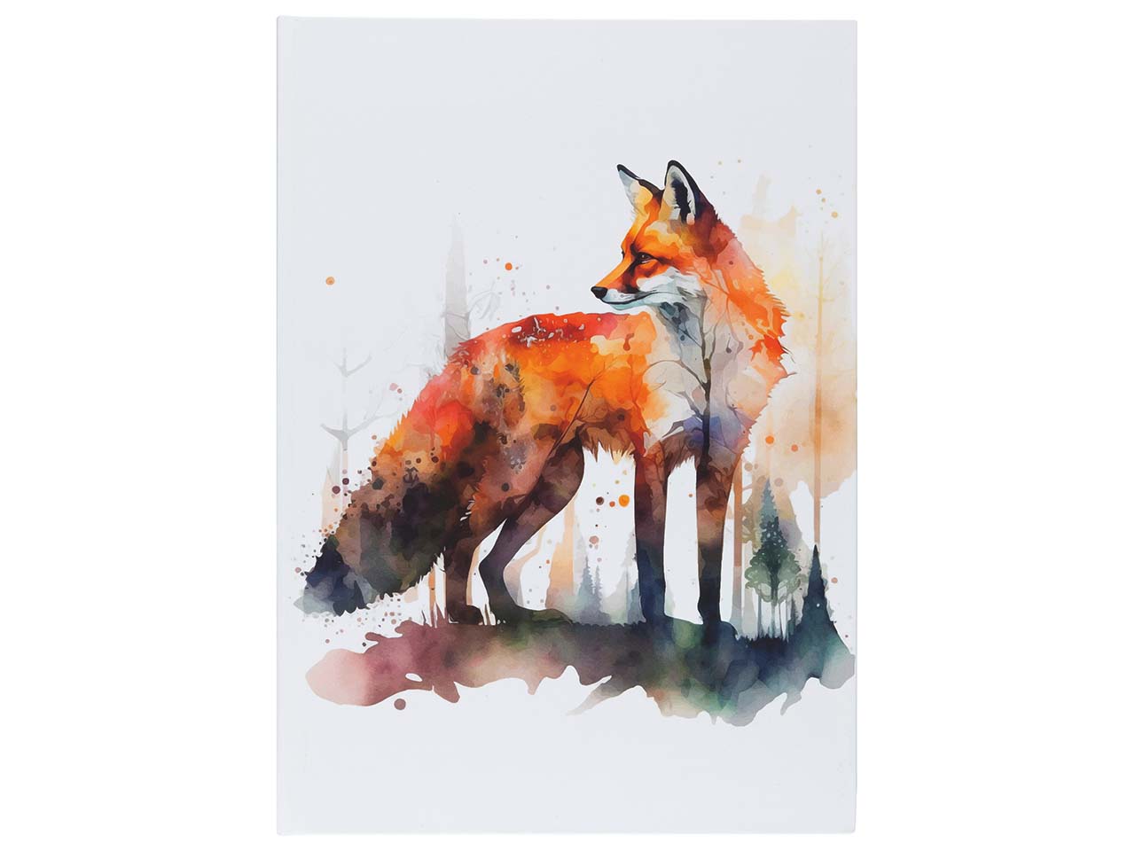 Notizbuch "Fox" DIN A5 kariert, 72 Blatt