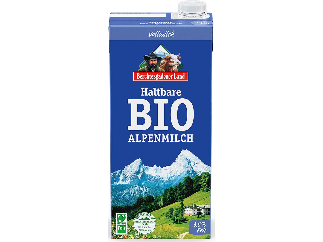 Berchtesgadener Land Bio-H-Milch 3,5 %, 1 l