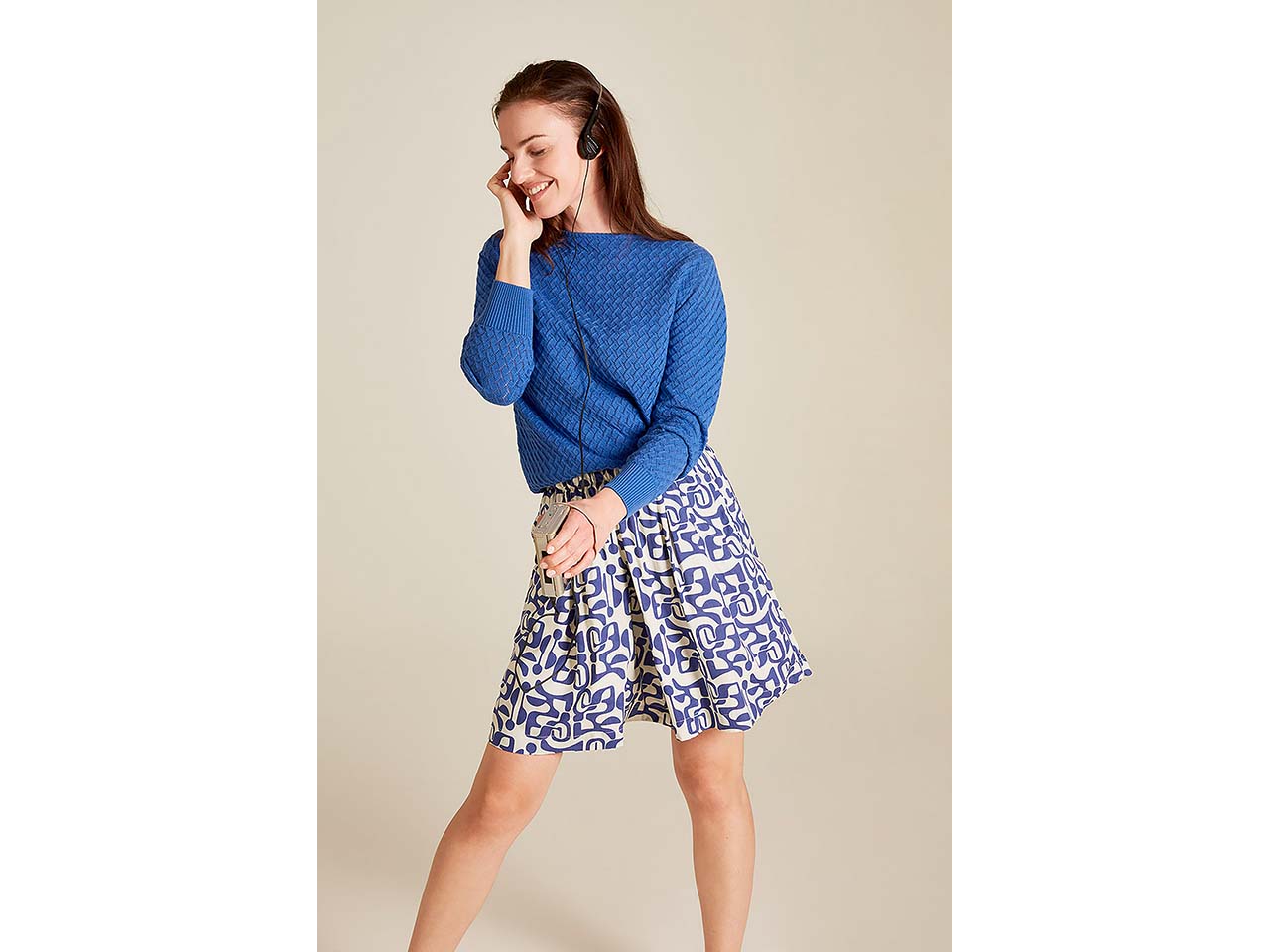 tranquillo Damen-Short mit flexiblem Bund, maze, Gr. 36