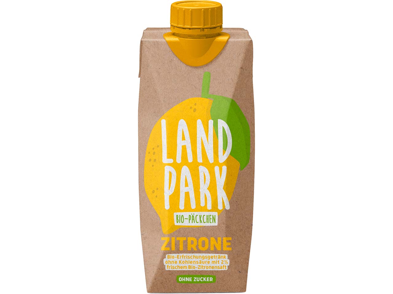 LANDPARK Bio-Erfrischungsgetränk Zitrone "Bio-Päckchen", 0,5 l