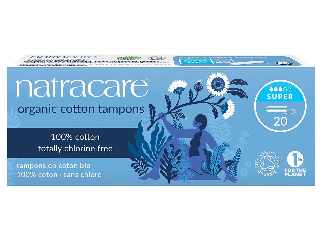 natracare Tampons super, 20 Stück