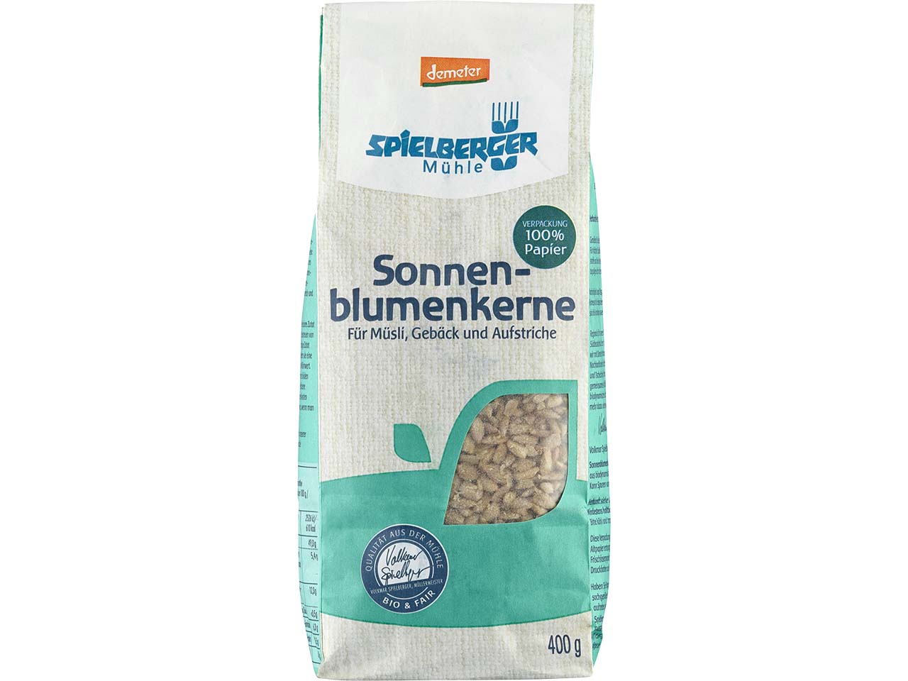 Spielberger Mühle Bio-Sonnenblumenkerne, 400 g