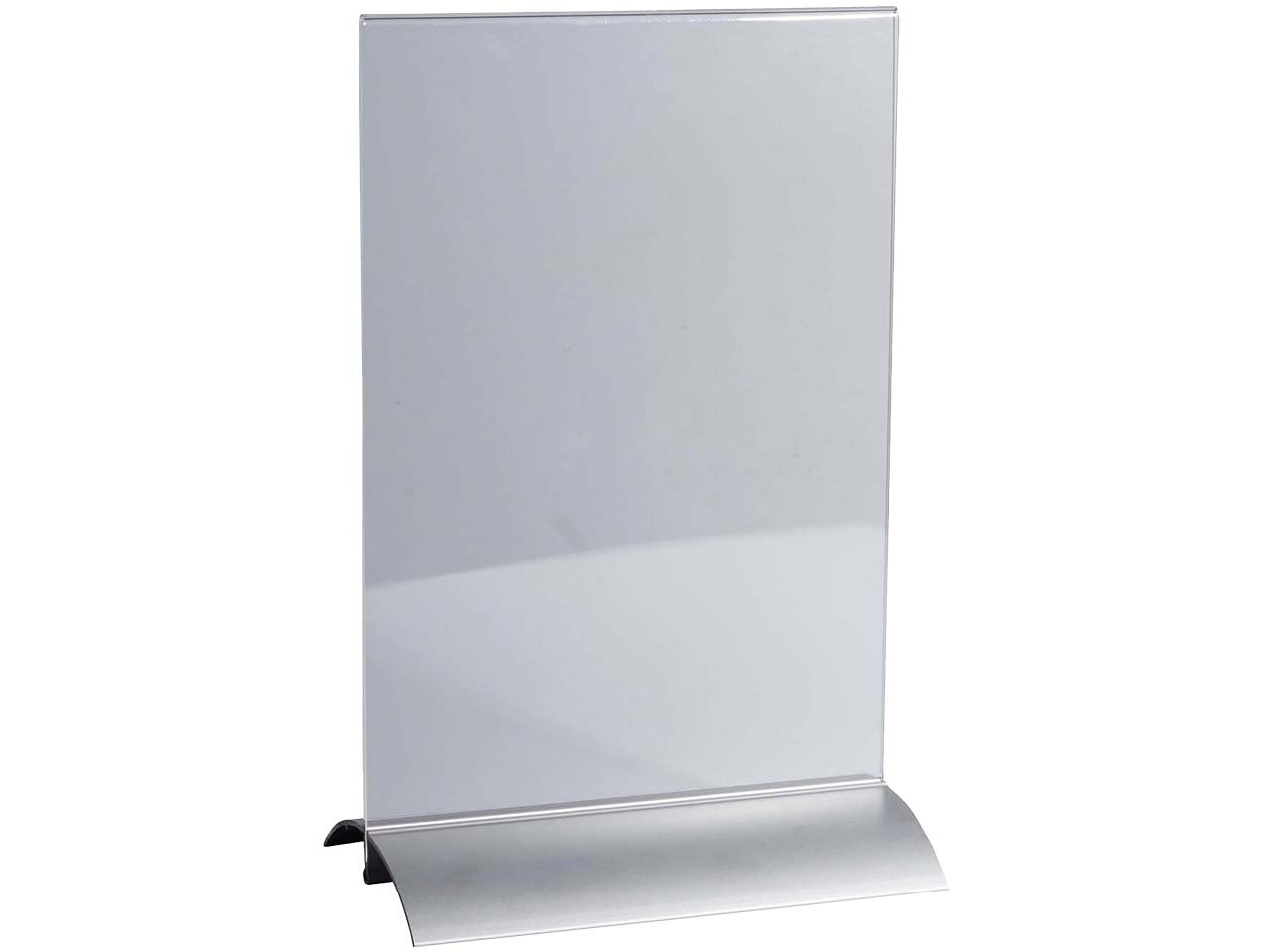 Exacompta Tischaufsteller "Exacryl" mit Aluminiumfuß, DIN A4, vertikal Exacompta Tischaufsteller "Exacryl" mit Aluminiumfuß, DIN A4, vertikal