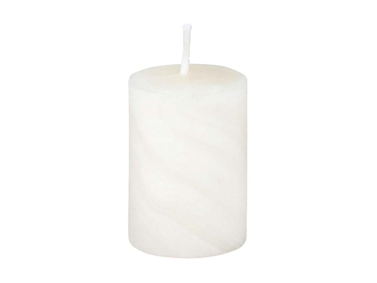 Stumpenkerze aus Bienenwachs 40 x 60 mm, elfenbein