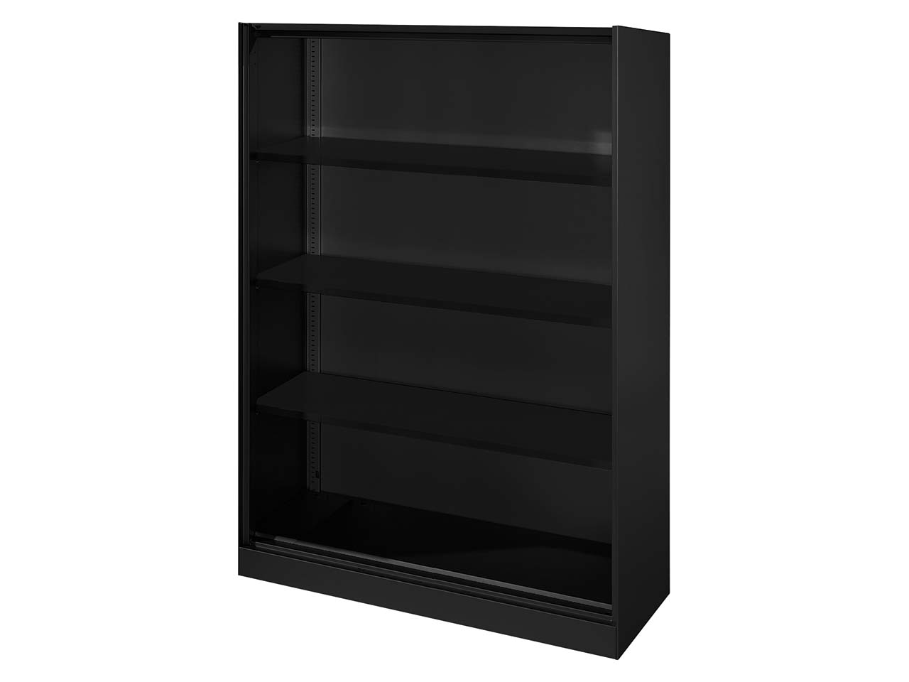 Regal "CONTACT", Höhe 163,5 cm  (BxT) 120 x 43,5 , schwarz