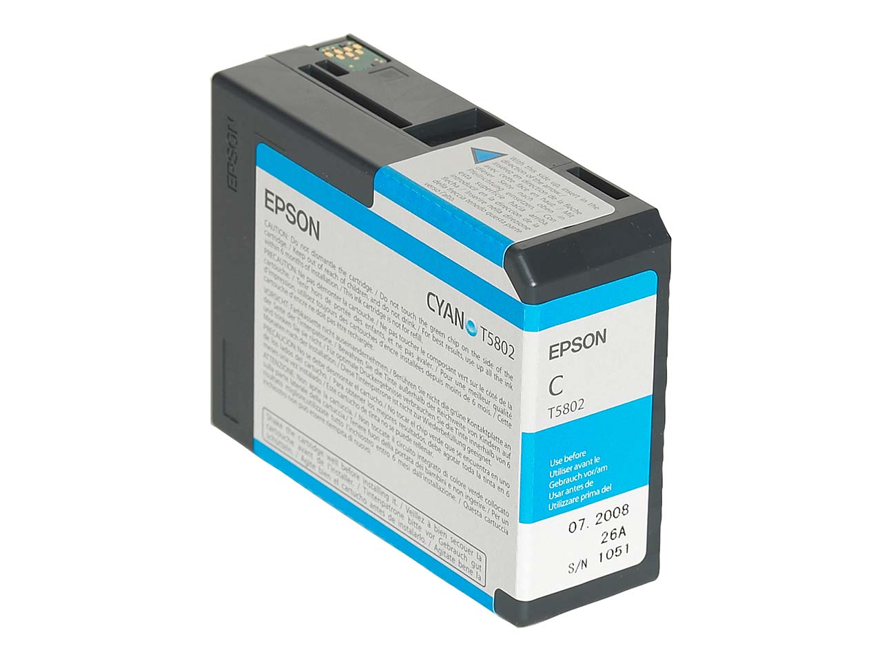 Epson Tintenpatrone T5802 cyan