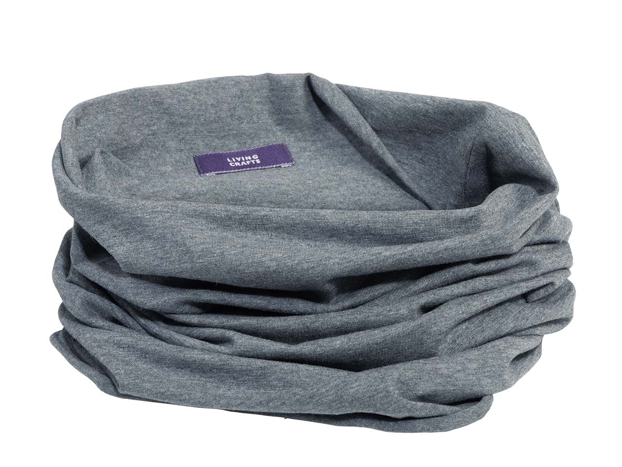 Living Crafts Bio-Multifunktionstuch "Lourdes" graphite melange