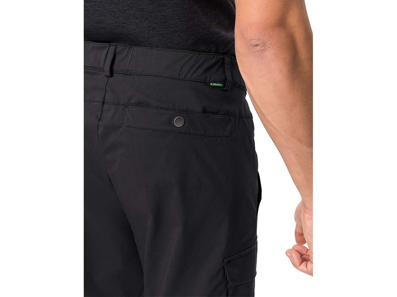 VAUDE Herren-Cargohose "Neyland ZO" mit zwei Beintaschen, black, Gr. 48