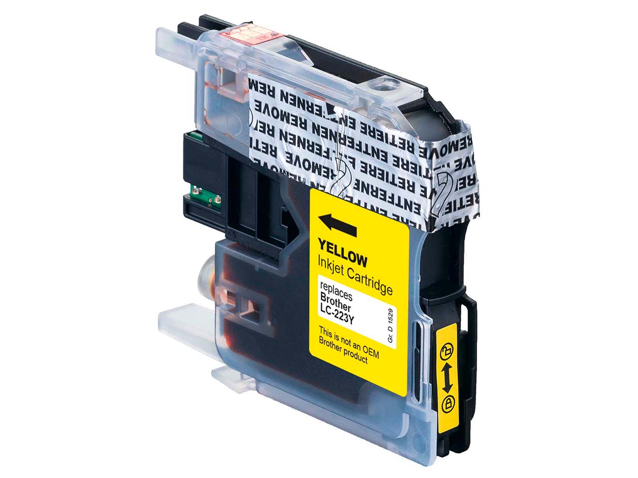 memo Tintenpatrone ersetzt Brother LC-223Y gelb
