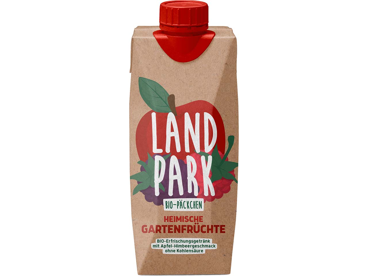 LANDPARK Bio-Erfrischungsgetränk Heimische Gartenfrüchte "Bio-Päckchen", 0,5 l