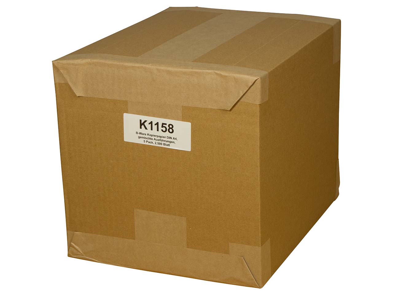 B-Ware Kopierpapier DIN A4, gemischte Ausführungen, 5 Pack, 2.500 Blatt