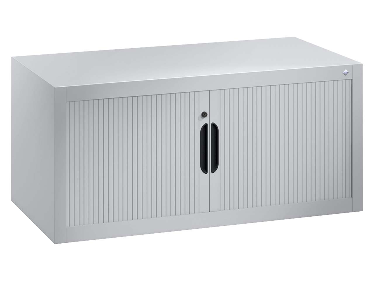 Rollladenaufsatz-Schrank alusilber 100cm