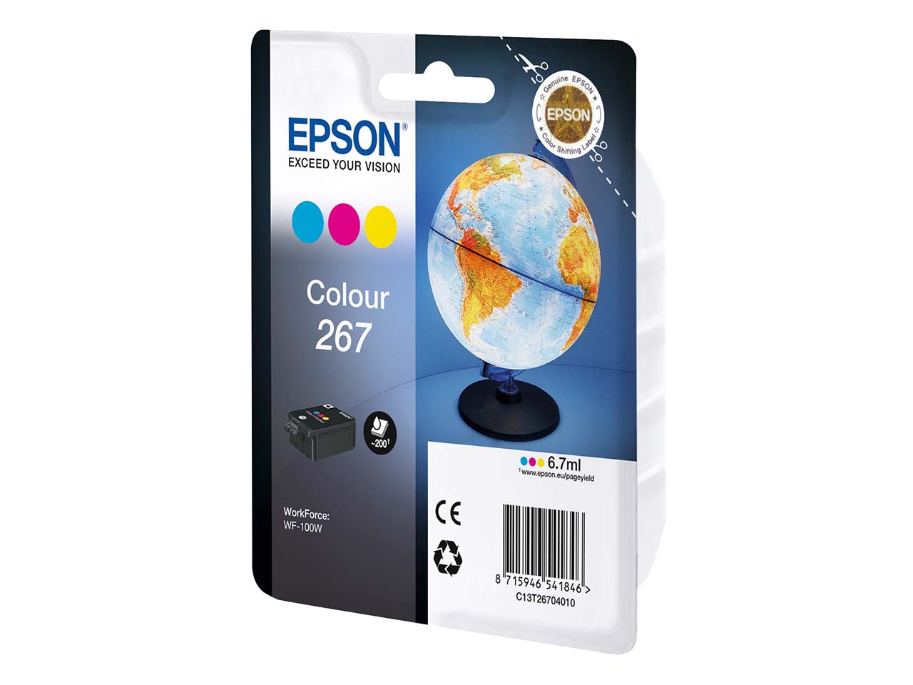 Epson Tintenpatrone T267 color