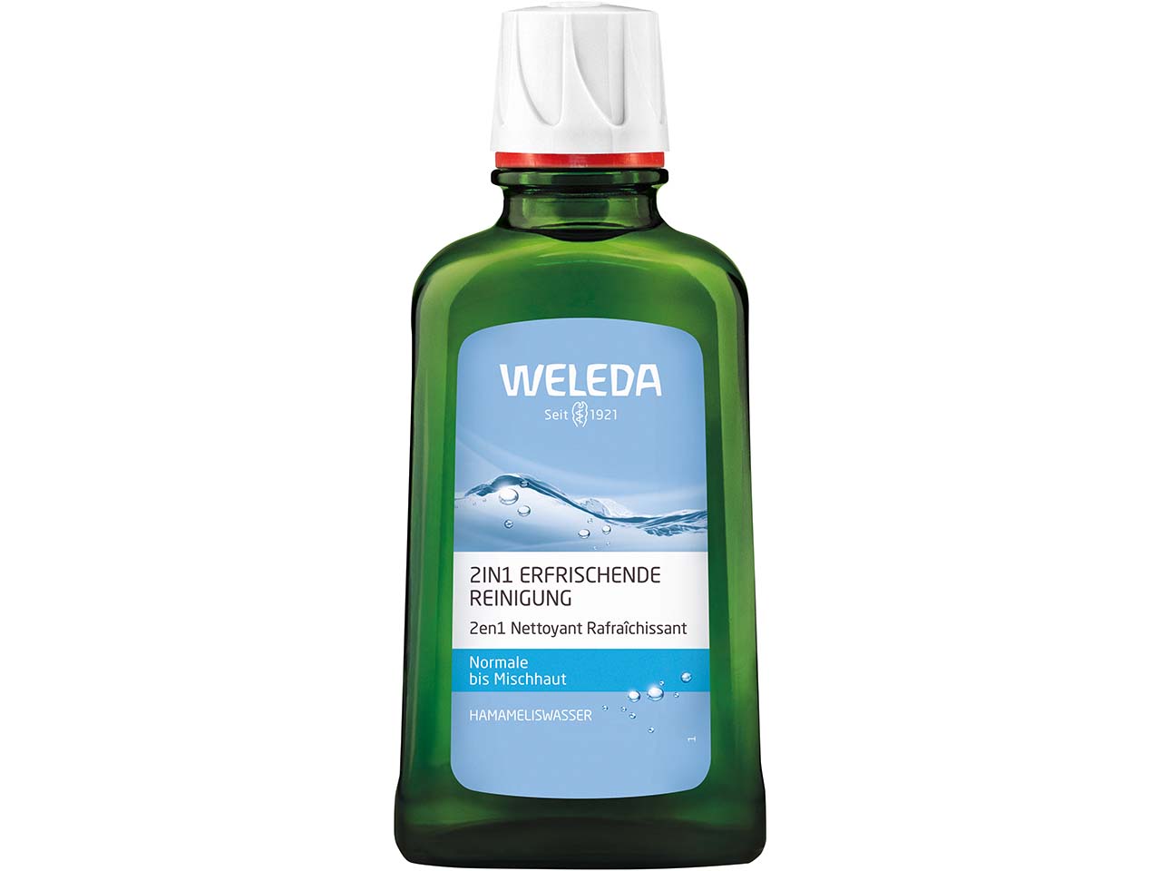 WELEDA Erfrischende Bio-Reinigung 2in1 Cleanser und Toner, 100 ml