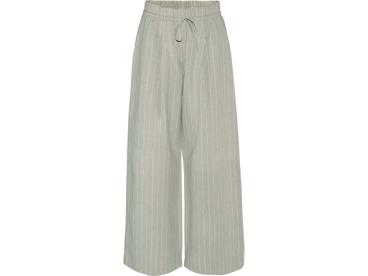 Living Crafts Damen-Hose "TAKARA" mit Bindebändchen, natural/pine stripes, Gr. 40