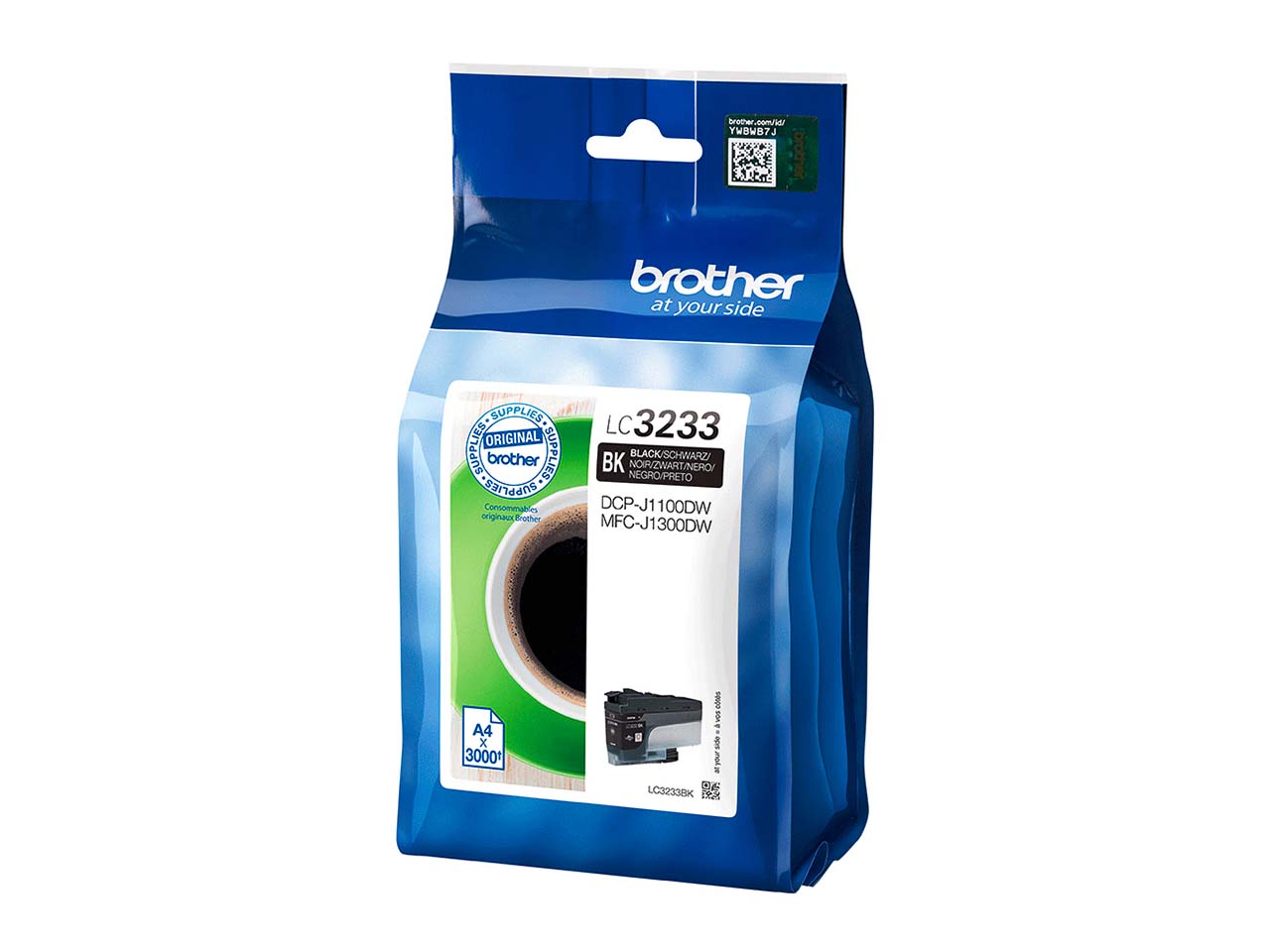 Brother Tintenpatrone LC-3233BK schwarz