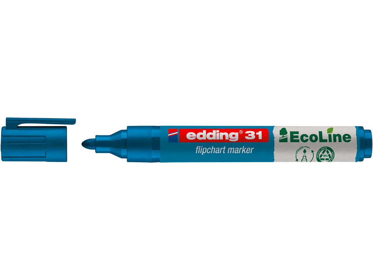 edding Flipchartmarker "31 EcoLine" blau