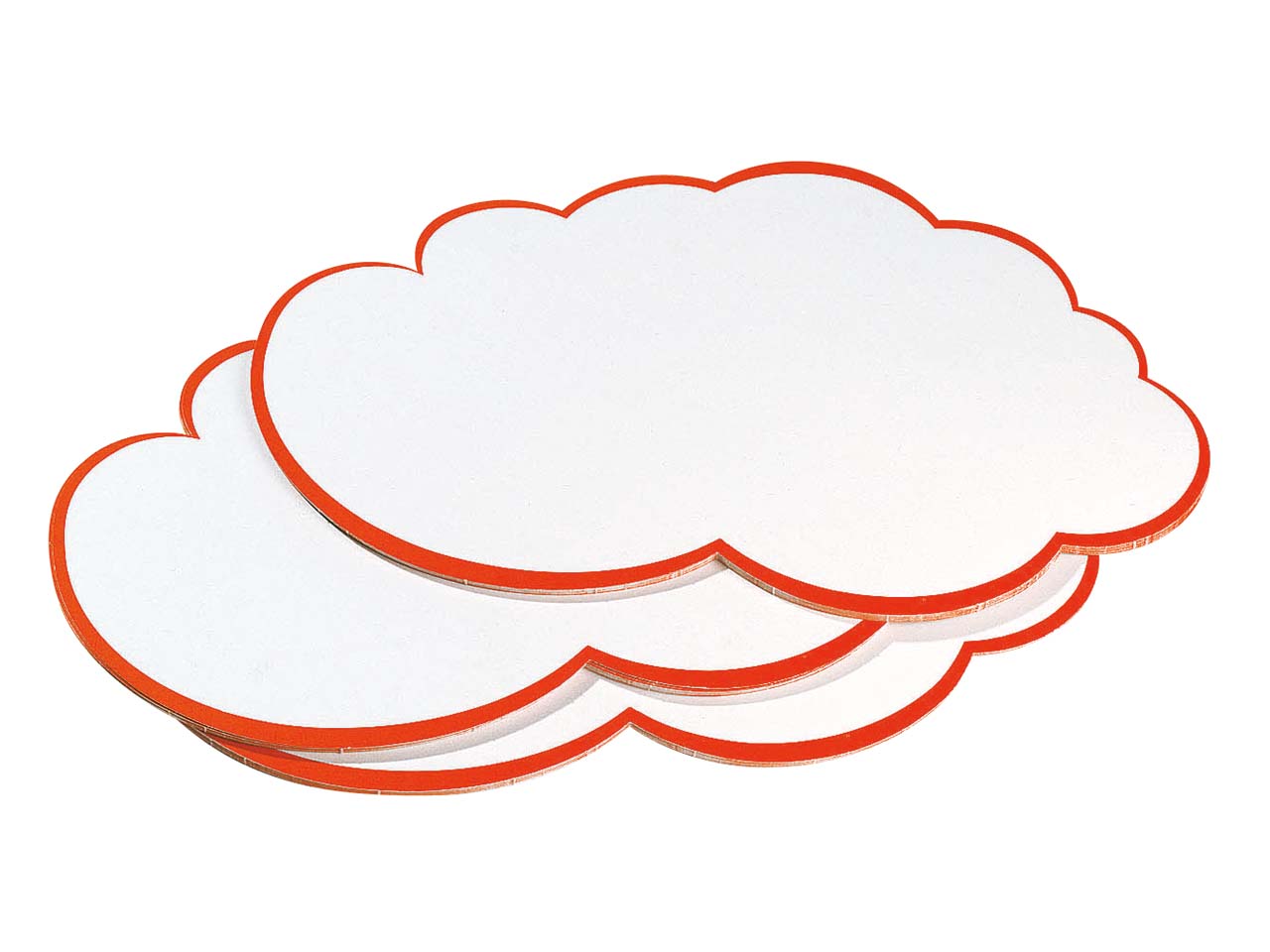 20 Bl. Moderatorenpapier Wolken 25x42cm